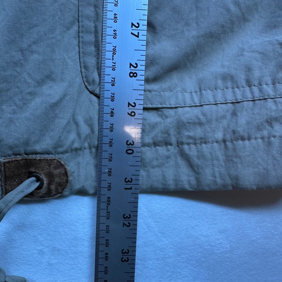 MULBERRY STREET Khaki Utility Jacket Tan Vintage Y2K Button‎ Snap Pockets S - Picture 9 of 16